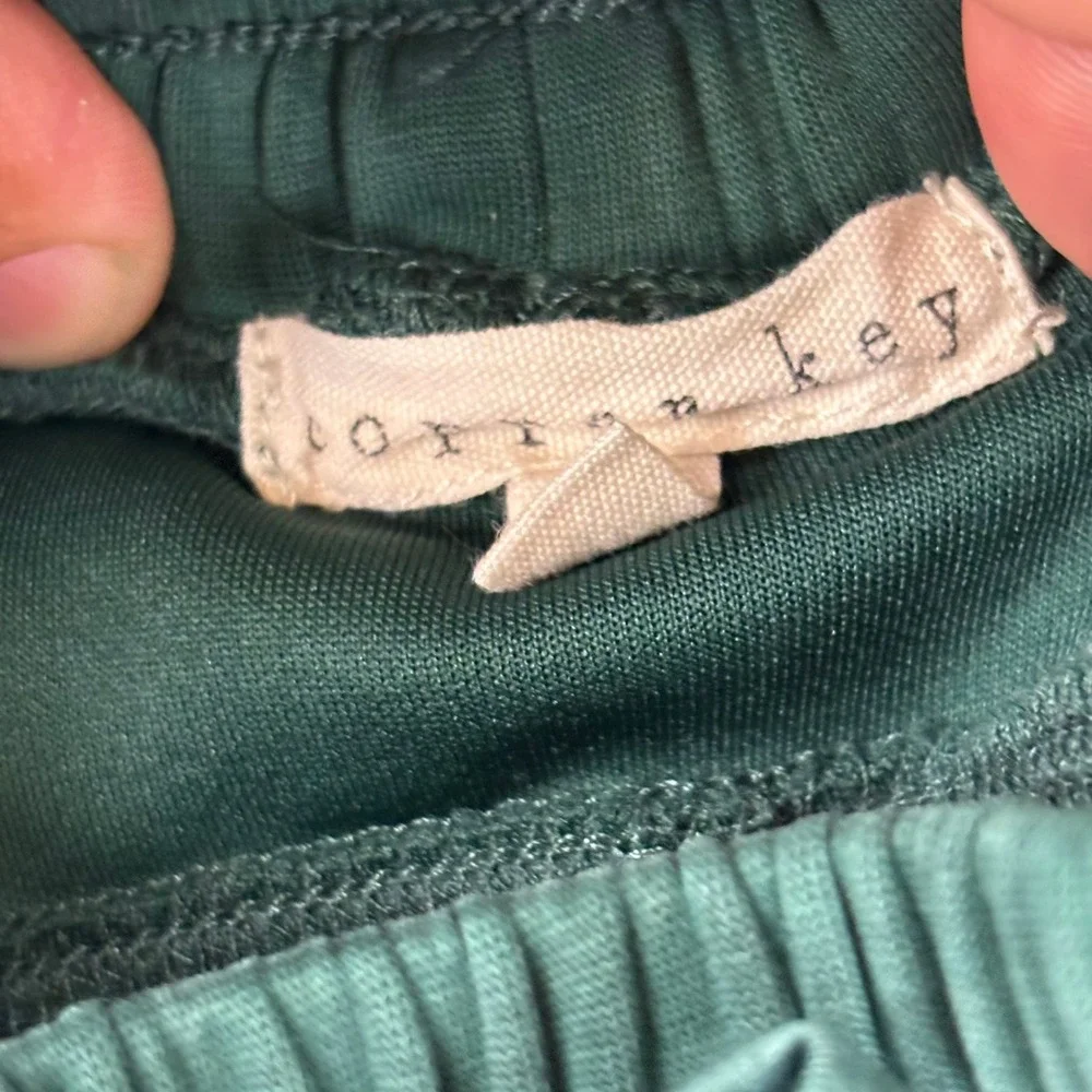 Copper Key Girls Dark Green Dolphin Shorts Elastic Waist 3T